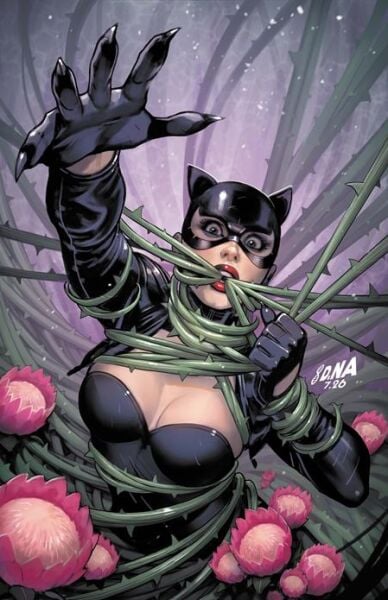 CATWOMAN #92 CVR E DAVID NAKAYAMA BAD SEEDS SPOT FOIL VAR (BATMAN BAD SEEDS) - PRE-ORDER