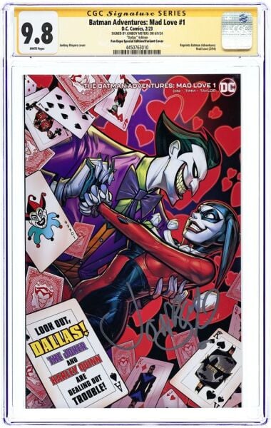 BATMAN ADVENTURES MAD LOVE (1994 DC) REPRINT DALLAS COMIC CON EXCLUSIVE JONBOY MYERS SIGNED CGC SS 9.8 750 LIMITED - CGC S.S 9.8 - PREORDER