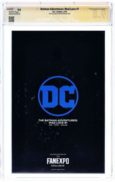 BATMAN ADVENTURES MAD LOVE (1994 DC) REPRINT DALLAS COMIC CON EXCLUSIVE JONBOY MYERS SIGNED CGC SS 9.8 750 LIMITED - CGC S.S 9.8 - PREORDER