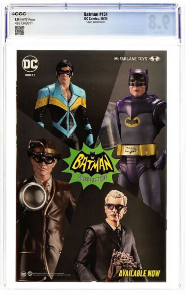 BATMAN #151 CGC 9.8 OLIVER COIPEL VARIANT