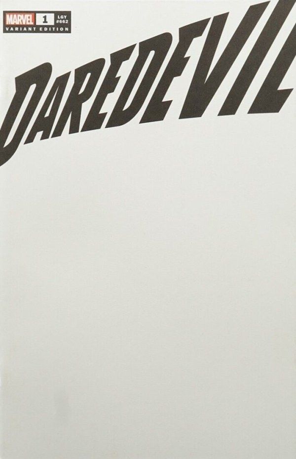 Daredevil #1 - Blank Variant