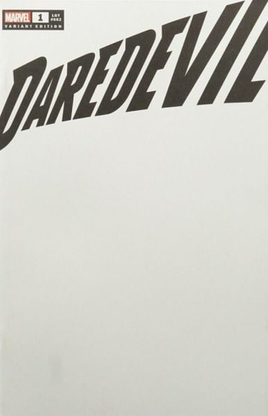 Daredevil #1 - Blank Variant