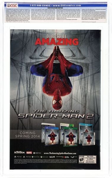 AMAZING SPIDER-MAN #1 (2014) HUMBERTO RAMOS COVER CGC 9.8 - CGC 9.8 - PREORDER