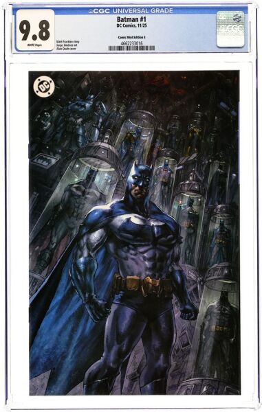 BATMAN #1 (2025) ALAN QUAH EXCLUSIVE COVER CGC 9.8