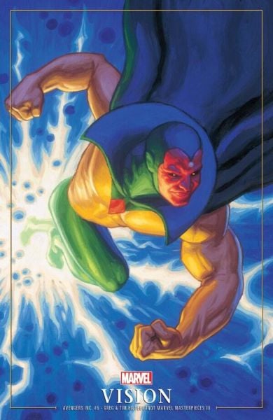 Avengers Inc. #5 - Greg & Tim Hildebrandt Vision Marvel Masterpieces III Variant
