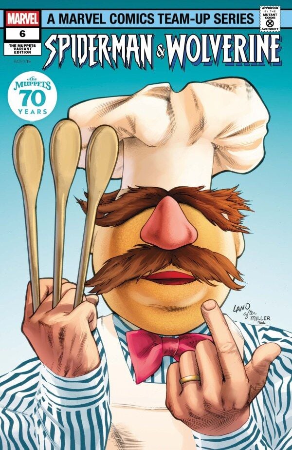 SPIDER-MAN & WOLVERINE #6 GREG LAND MUPPETS VARIANT