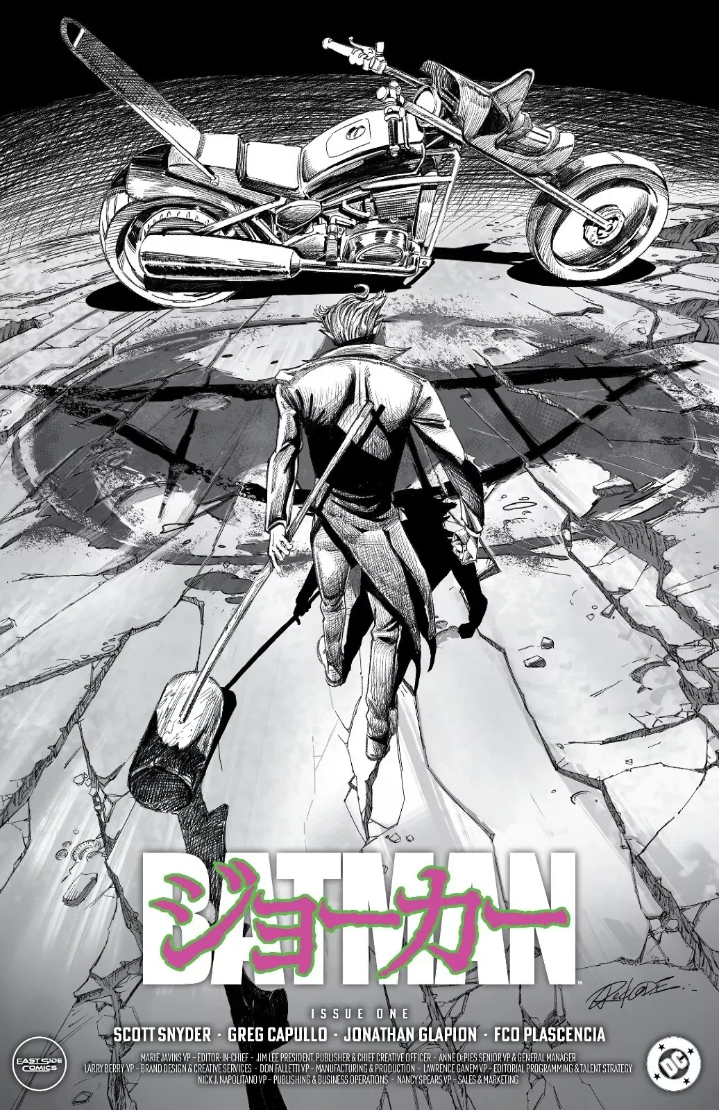 BATMAN (NEW 52) #1 REDCODE MEGACON ‘JOKER AKIRA HOMAGE SKETCH VARIANT LTD 800