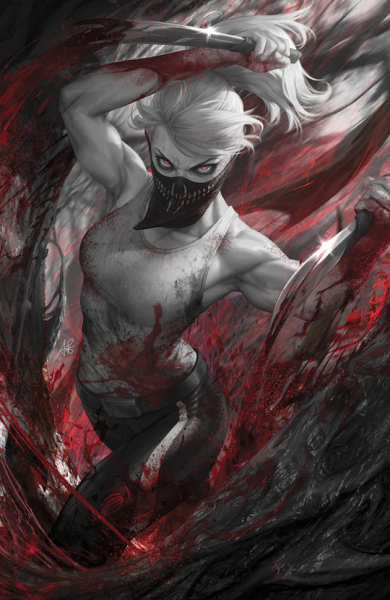 Something is Killing the Children #36 Cover J One Per Store Stanley 'Artgerm' Lau Secret Monochrome Thank You Virgin Variant