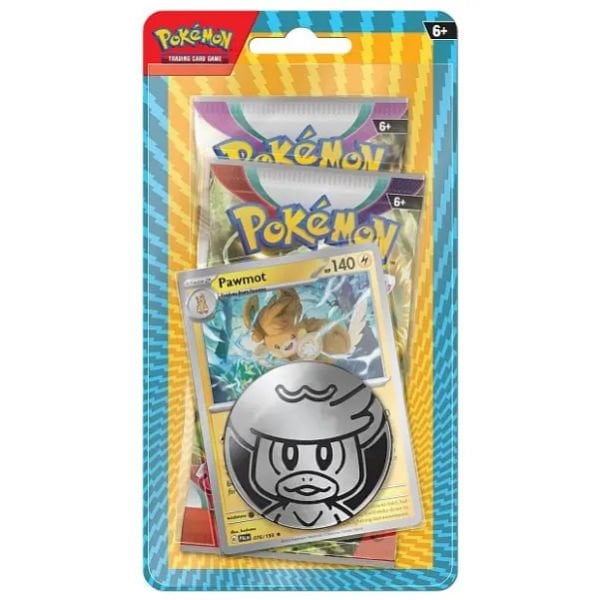 Pokemon TCG – Scarlet & Violet Paldean Evolved – Pawmot 2-Pack Checklane Blister