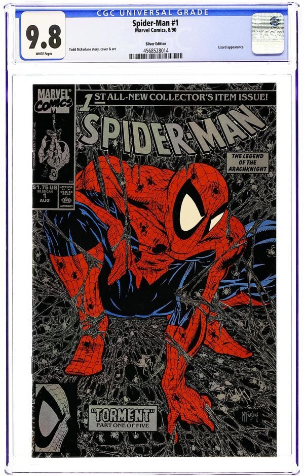 SPIDER-MAN #1 (1990) SILVER CGC 9.8