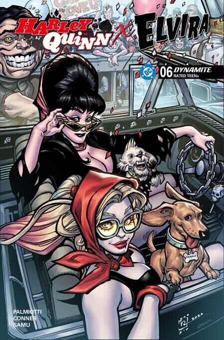 HARLEY QUINN X ELVIRA #6 CVR B CHAD HARDIN VAR