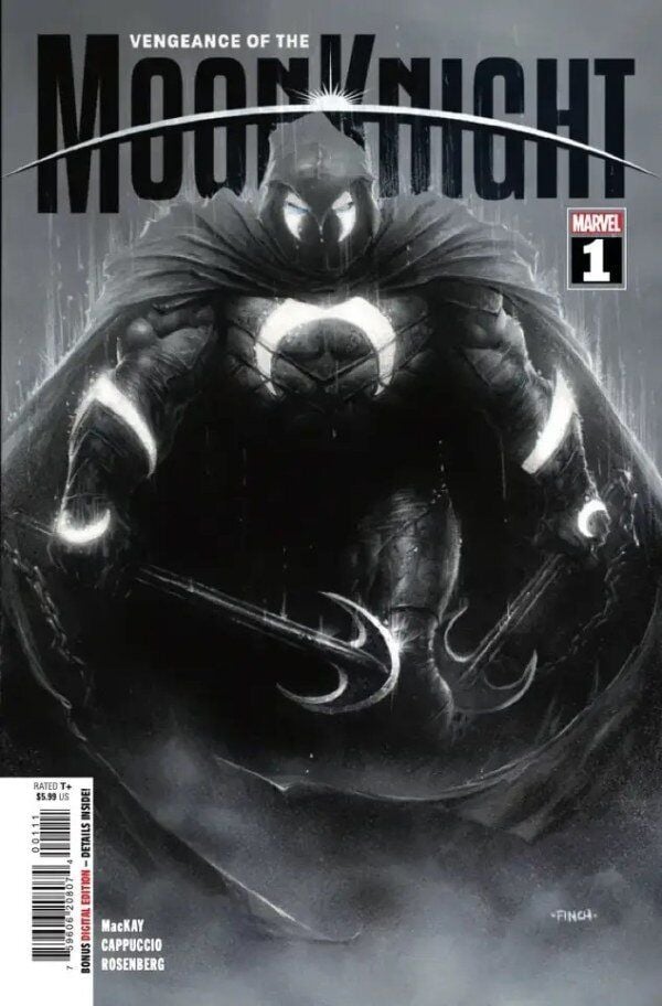 Vengeance of the Moon Knight #1 - David Finch Cover