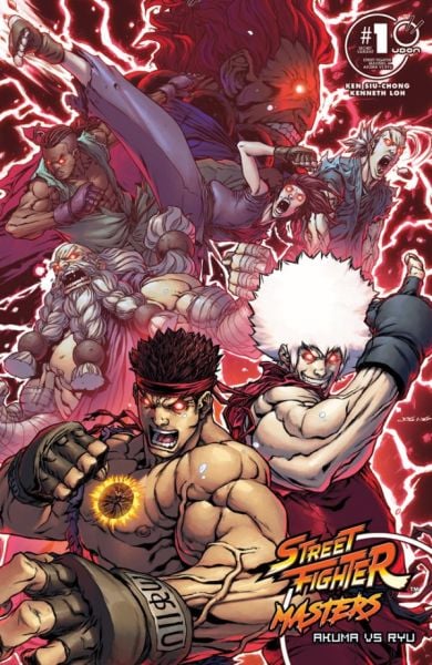 Street Fighter Masters: Akuma vs. Ryu #1 Joe Ng Direct Market Appreciation Variant