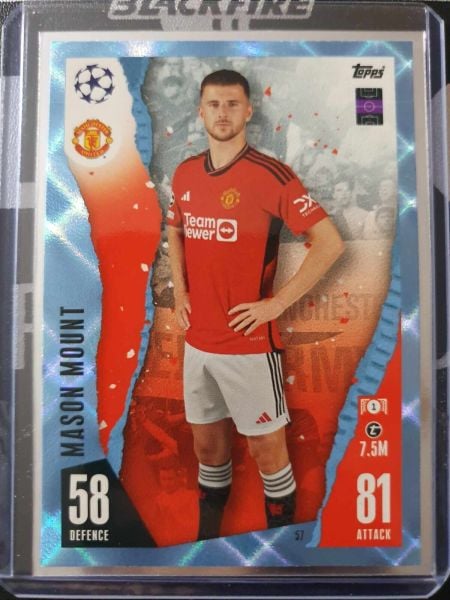 Mason Mount Topps Match Attax Champions League 2023/24 Blue Crystal