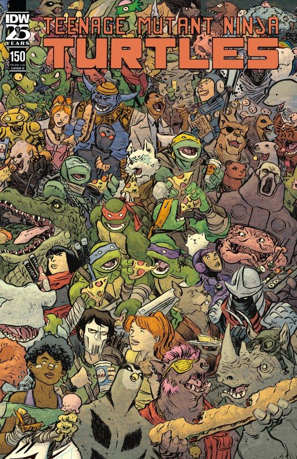 Teenage Mutant Ninja Turtles #150 Cover D Jesse Lonergan Wraparound Variant