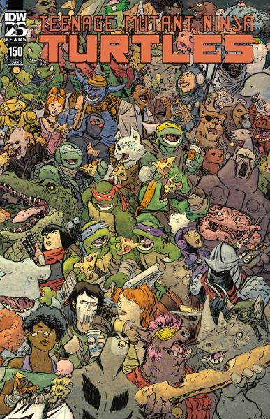 Teenage Mutant Ninja Turtles #150 Cover D Jesse Lonergan Wraparound Variant