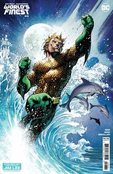 BATMAN SUPERMAN WORLDS FINEST #26 CVR C JIM LEE ARTIST SPOTLIGHT CARD STOCK VAR