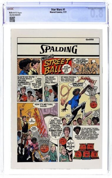 STAR WARS #1 1977 MARVEL CGC 8.0
