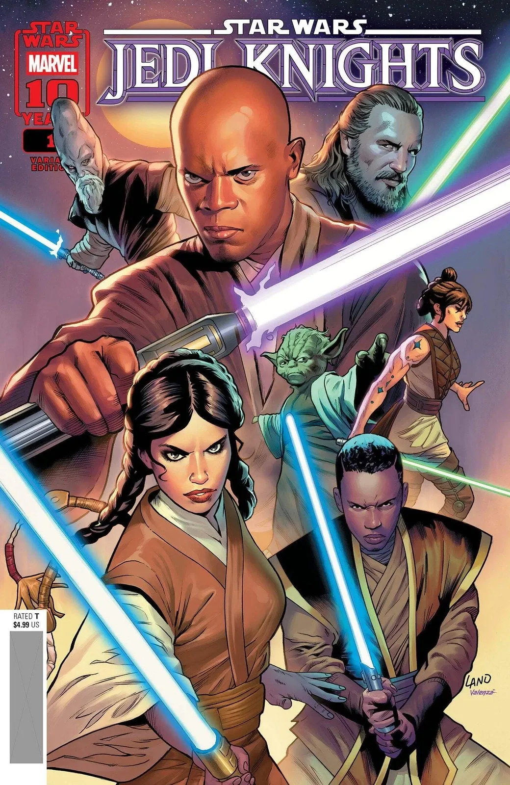 STAR WARS JEDI KNIGHTS #1 1:25 GREG LAND RATIO VARIANT