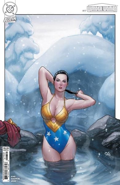 WONDER WOMAN #17 CVR D FRANK CHO SWEATER WEATHER CARD STOCK VAR