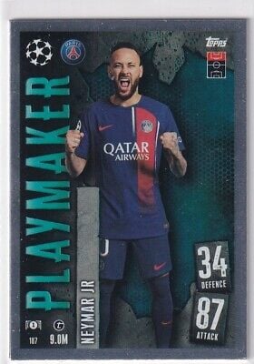 Topps Match Attax Champions League 23/24 No. 187 Neymar Jr. Playmaker
