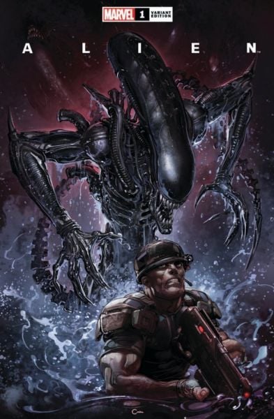 Alien #1 Clayton Crain Exclusive Trade Variant