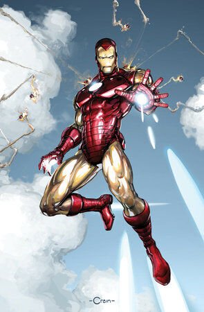 IRON MAN #1 CLAYTON CRAIN VIRGIN VARIANT