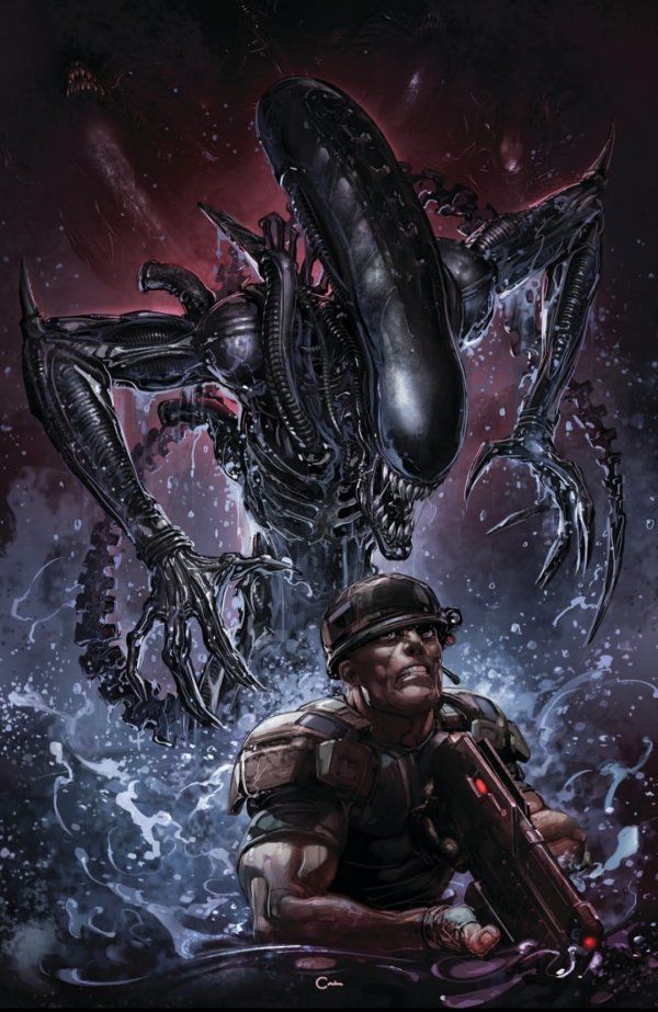 Alien #1 Clayton Crain Exclusive Virgin Variant