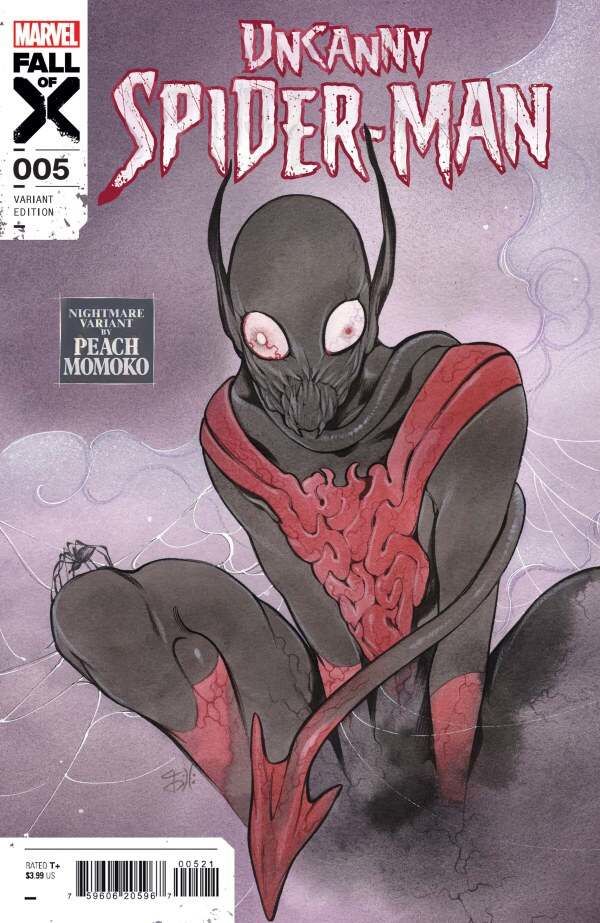 Uncanny Spider-Man #5 - Peach Momoko Nightmare Variant