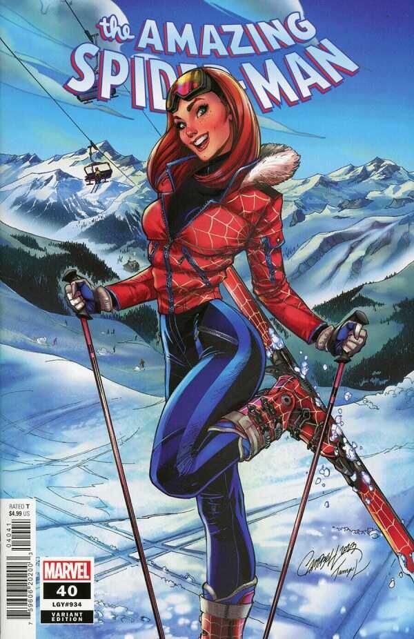 The Amazing Spider-Man #40 - J. Scott Campbell Ski Chalet Variant