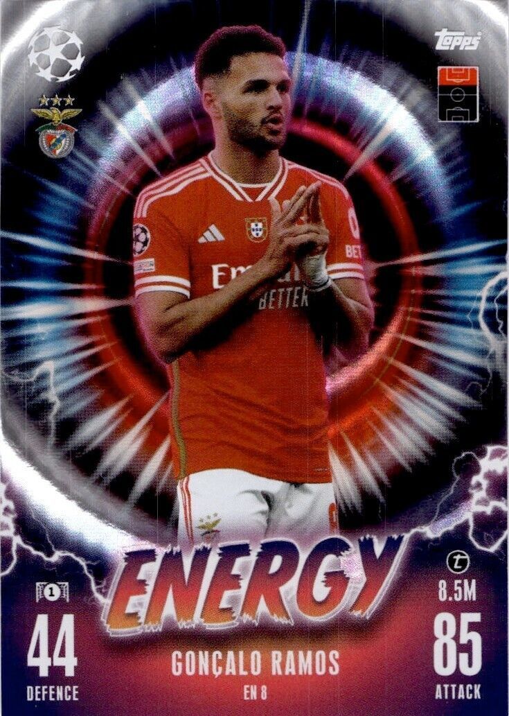Topps Match Attax CL Extra 23/24 Gonçalo Ramos Energy SL Benfica EN8