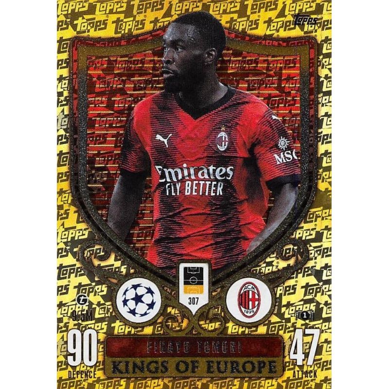 Topps Match Attax CL Extra 23/24 Fikayo Tomori Kings of Europe 307