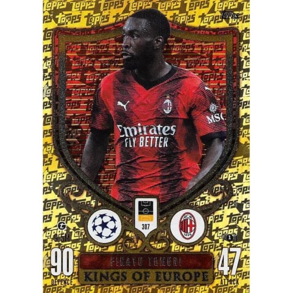 Topps Match Attax CL Extra 23/24 Fikayo Tomori Kings of Europe 307
