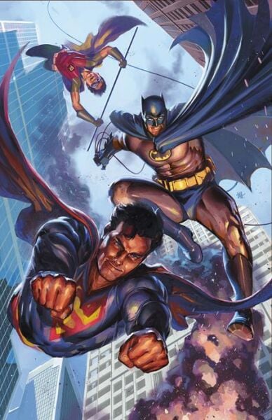 BATMAN SUPERMAN WORLDS FINEST #56 CVR B BEN HARVEY CARD STOCK VAR - PRE-ORDER