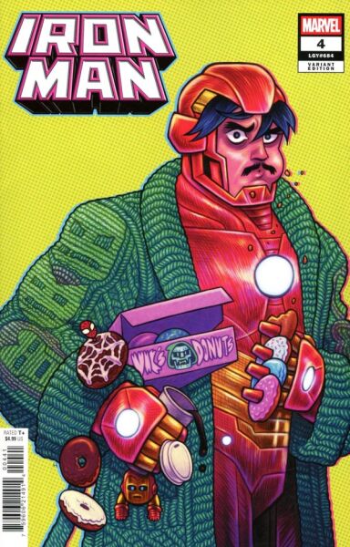 IRON MAN #4 DAN HIPP VARIANT