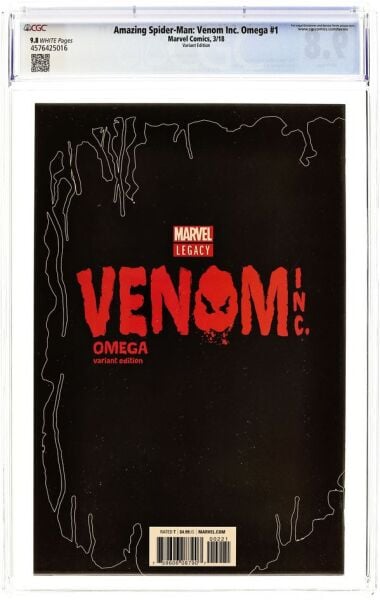 Amazing Spider-Man: Venom Inc. Omega #1 (CGC 9.8 - Variant Edition) Gabrielle Dell’Otto Cover | Marvel Comics |