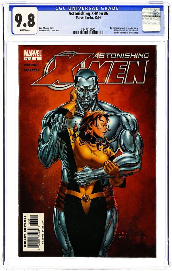 Astonishing X-Men #6 CGC 9.8 | 1st Full Appearance of Abigail Brand | Marvel 2004