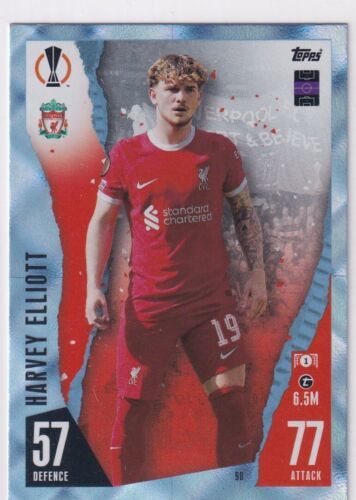 Topps Match Attax Champions League 23/24 #90 Harvey Elliott Parallel