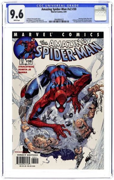 Amazing Spider-Man Vol. 2 #30 CGC 9.6 | 1st Appearance of Ezekiel & Morlun | Straczynski Begins J.Scott Campbell Cover | Marvel 2001