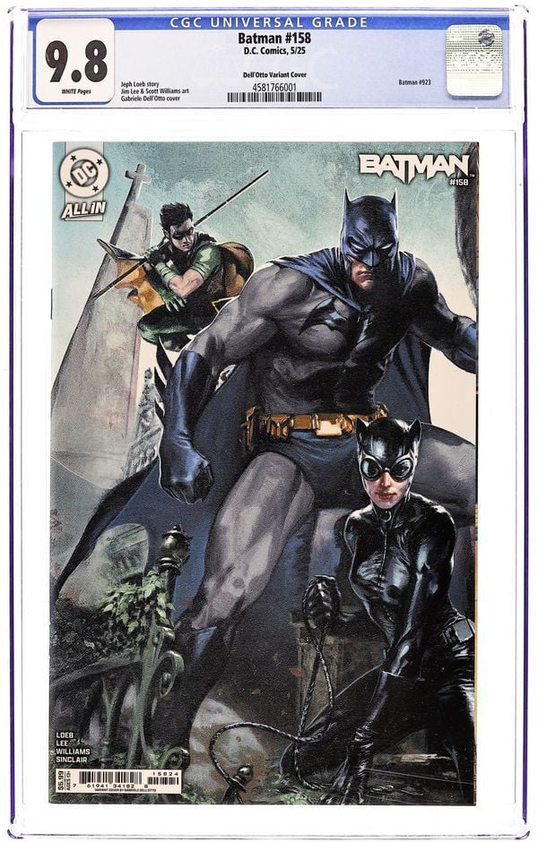 Batman #158 CGC 9.8 Dell'Otto Variant Cover – DC Comics (2025)