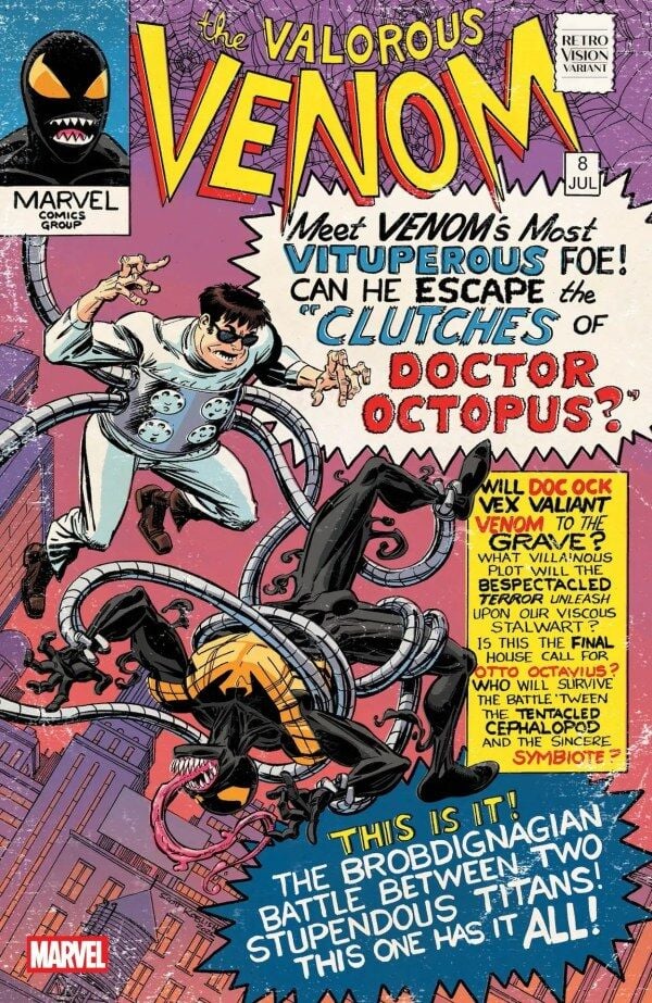 ALL-NEW VENOM #8 SCOTT KOBLISH RETROVISION VARIANT