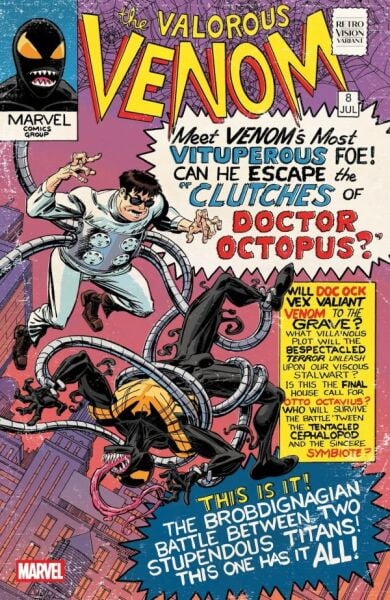 ALL-NEW VENOM #8 SCOTT KOBLISH RETROVISION VARIANT