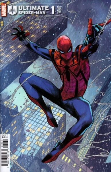 Ultimate Spider-Man #1 (2024) – Ben Reilly Variant Cover – Raw NM