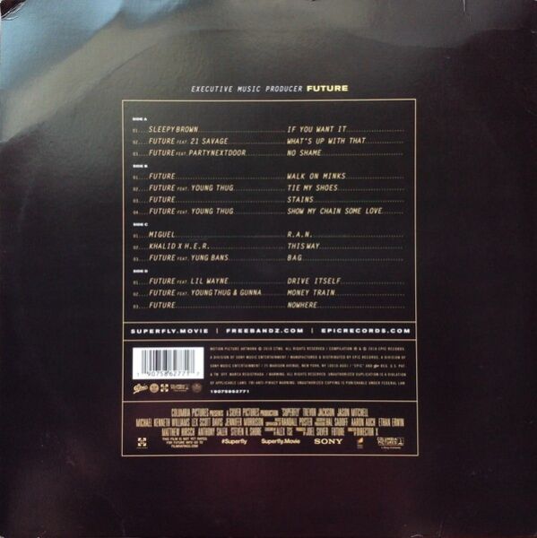FUTURE & VARIOUS ARTISTS – SUPERFLY ORIGINAL MOTION PICTURE SOUNDTRACK VINYL LP