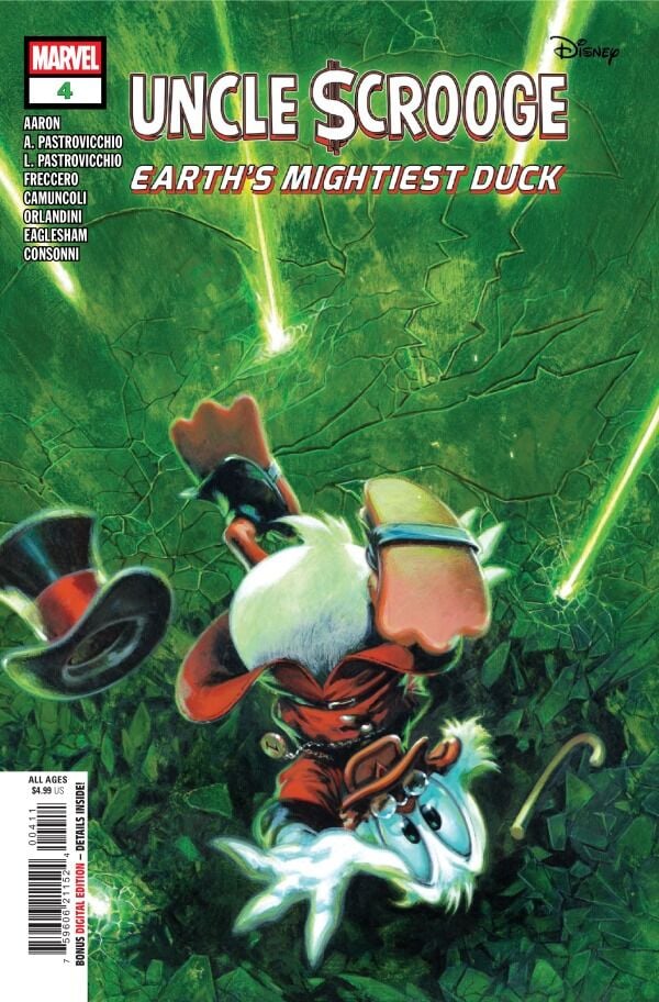 UNCLE SCROOGE: EARTH'S MIGHTIEST DUCK #4 GABRIELE DELL OTTO COVER