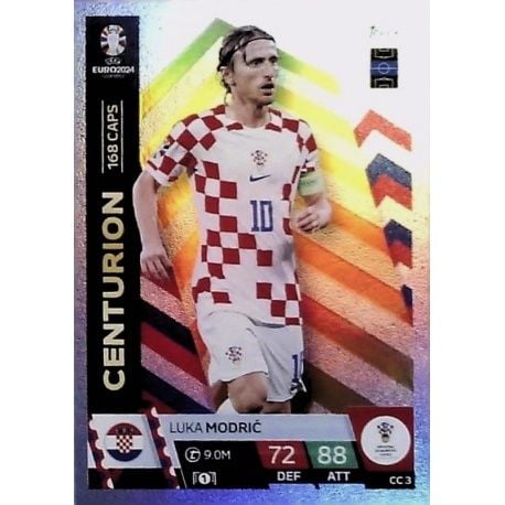 Match Attax UEFA Euro 2024 Luka Modrić Centurion Croatia