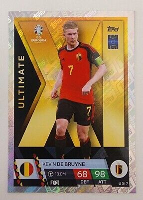 Match Attax UEFA Euro 2024 Kevin De Bruyne Belgium Ultimate