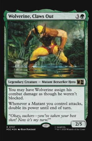 WOLVERINE #22 CLASSIFIED ARTIST MAGIC: THE GATHERING VARIANT