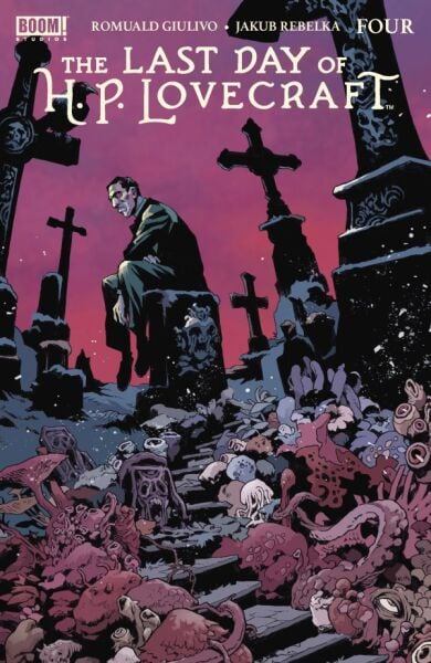 THE LAST DAY OF H.P. LOVECRAFT #4 - COVER B FRANCESCO DESTENA VARIANT PRE-ORDER