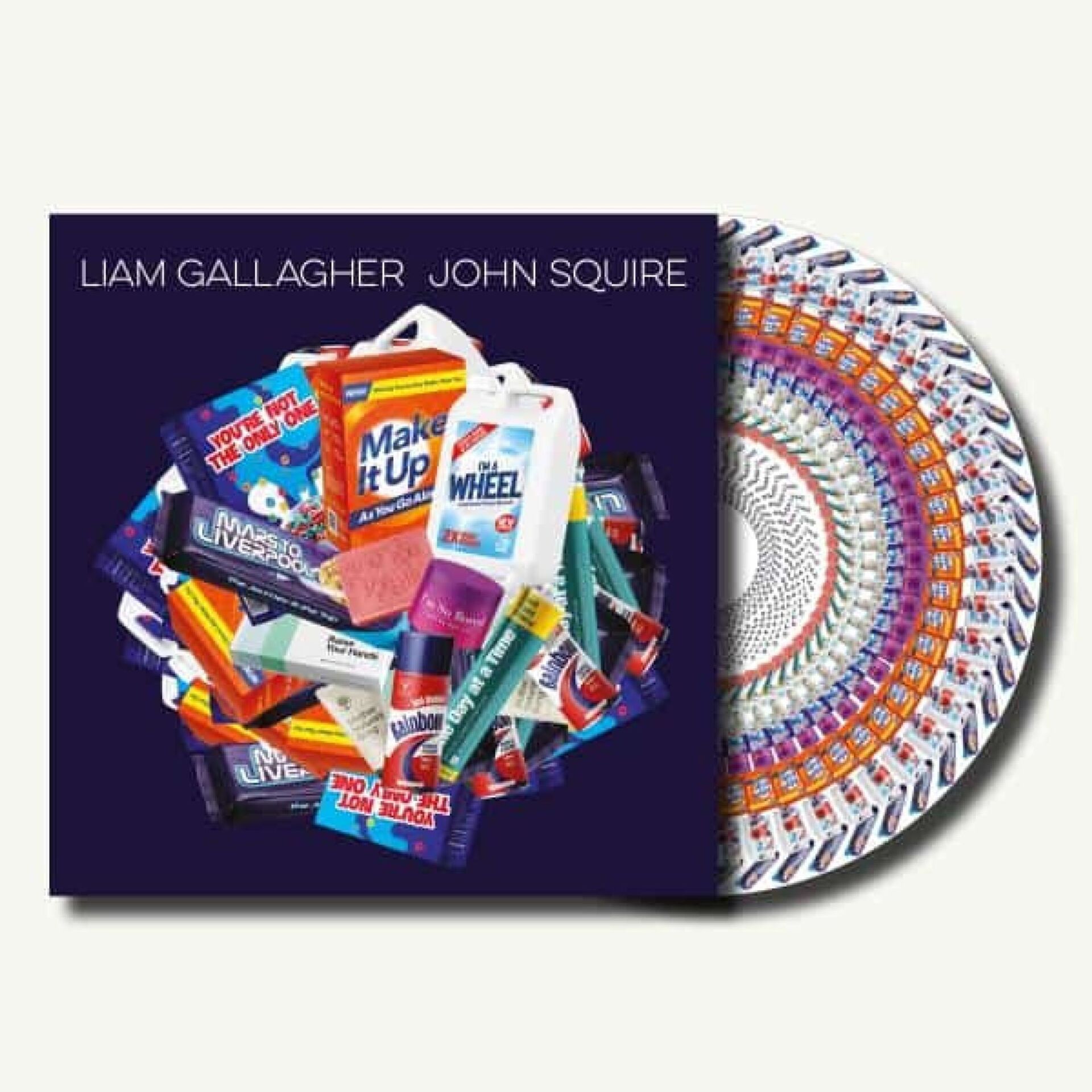 LIAM GALLAGHER & JOHN SQUIRE – LIAM GALLAGHER & JOHN SQUIRE ZOETROPE PICTURE DISC VINYL LP